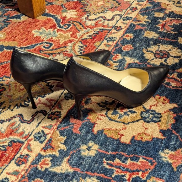 Sarah Flint Black Leather Perfect Pump 85, sz 39.5 EU / 8.5-9 US - Picture 4 of 8